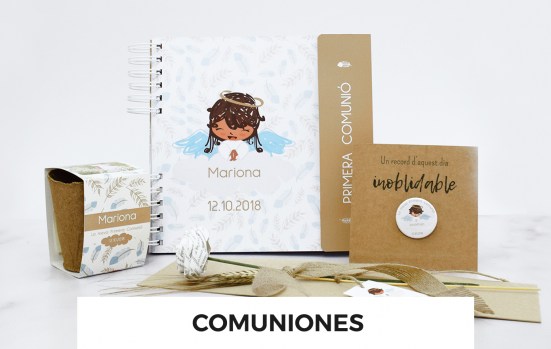 Invitaciones para comuniones personalizadas con valor social