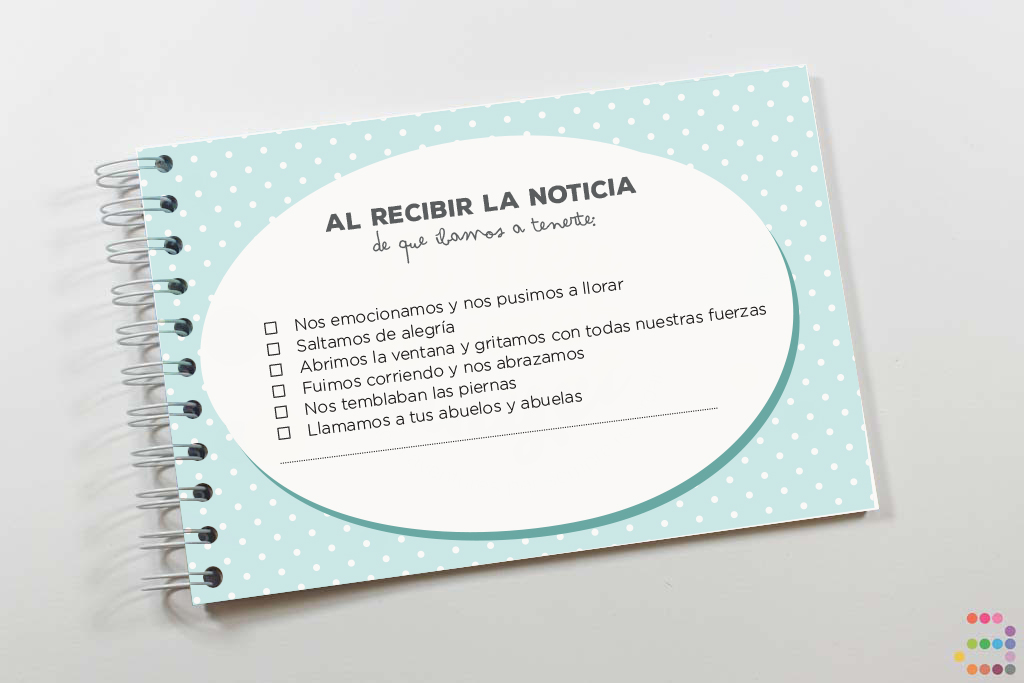 Álbum 9 Meses embarazo, Papelería con valor social